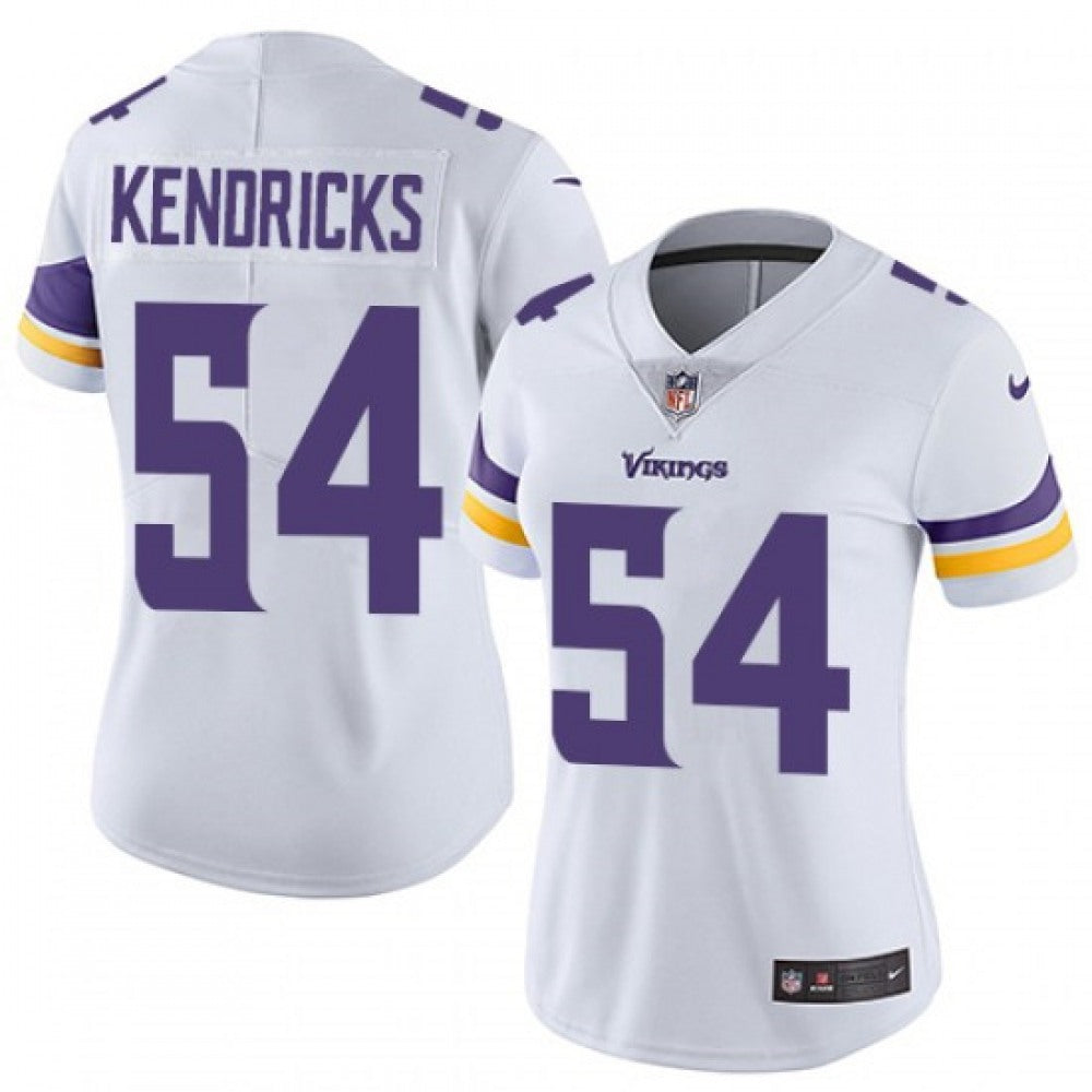 Women's Minnesota Vikings #54 Eric Kendricks White Vapor Untouchable Limited Stitched NFL Jersey(Run Small) 