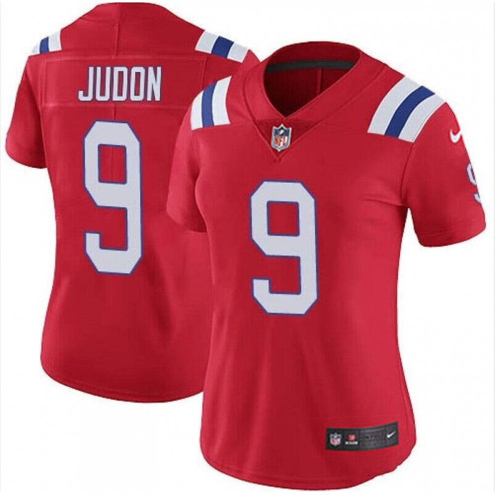Women's New England Patriots #9 Matt Judon Red Red Vapor Untouchable Limited Stitched Jersey 