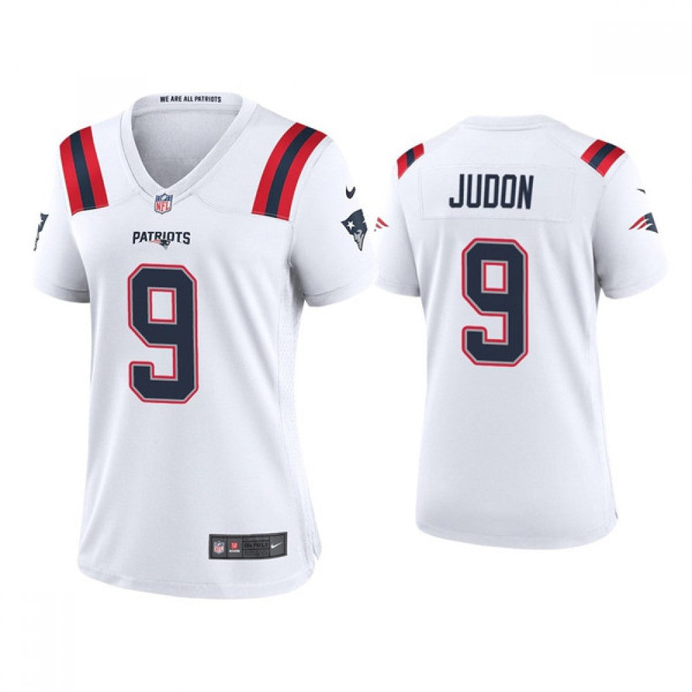 Women's New England Patriots #9 Matt Judon White Vapor Untouchable Limited Stitched Jersey 