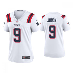 Women's New England Patriots #9 Matt Judon White Vapor Untouchable Limited Stitched Jersey 