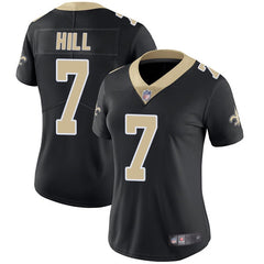 Women's New Orleans Saints #7 Taysom Hill Black Vapor Untouchable Limited Stitched Jersey(Run Small) 