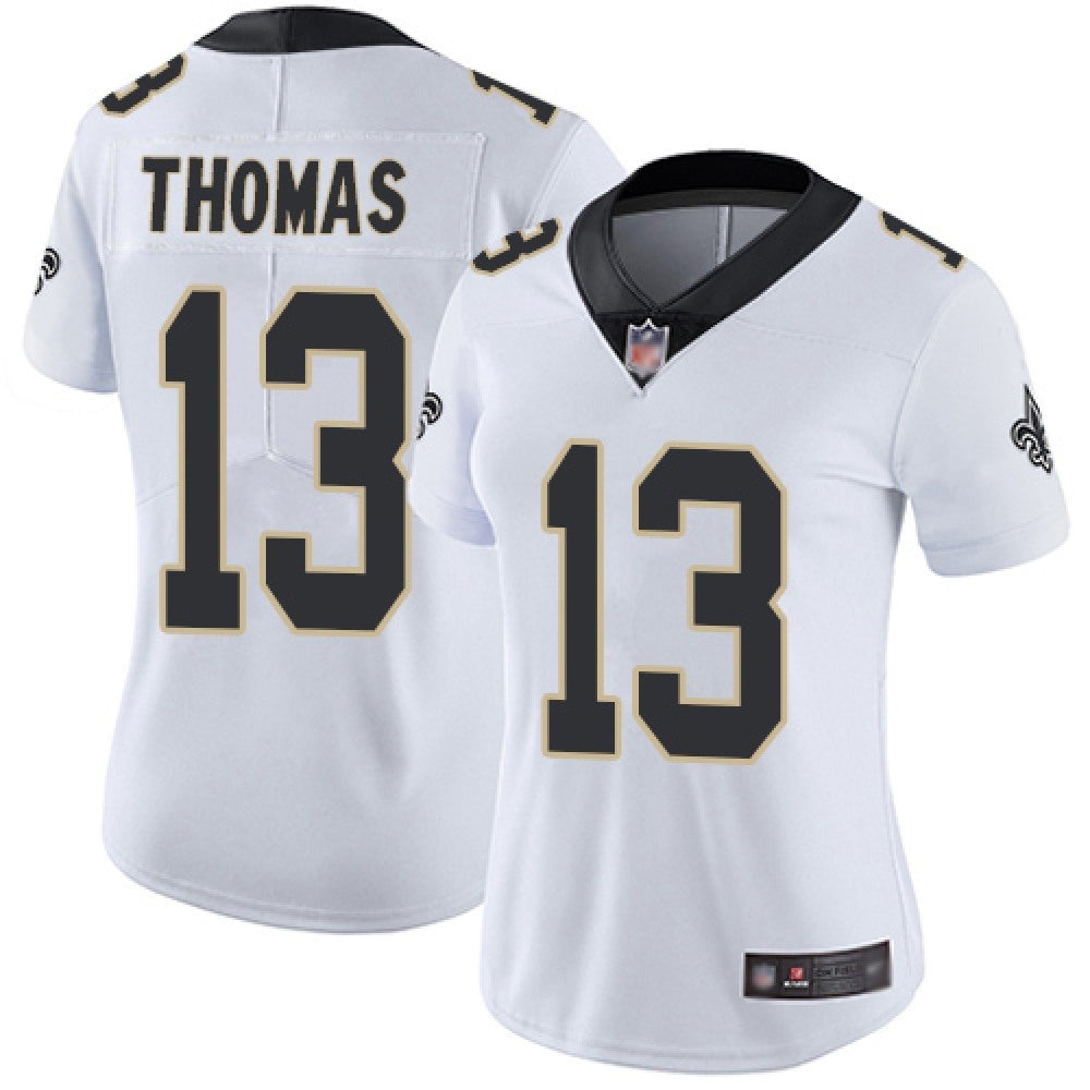 Women's New Orleans Saints #13 Michael Thomas White Vapor Untouchable Limited Stitched NFL Jersey(Runs Small) 