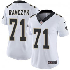 Women's New Orleans Saints #71 Ryan Ramczyk White Vapor Untouchable Limited Stitched NFL Jersey( Run Small) 