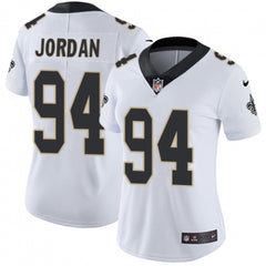 Women's New Orleans Saints #94 Cameron Jordan White Vapor Untouchable Limited Stitched NFL Jersey(Run Small) 