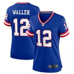 Women's New York Giants #12 Darren Waller Royal Classic Retired Player Stitched Jersey(Run Small) 