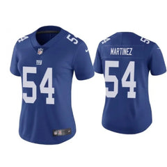 Women's New York Giants #54 Blake Martinez Royal Limited Stitched NFL Jersey(Run Small) 