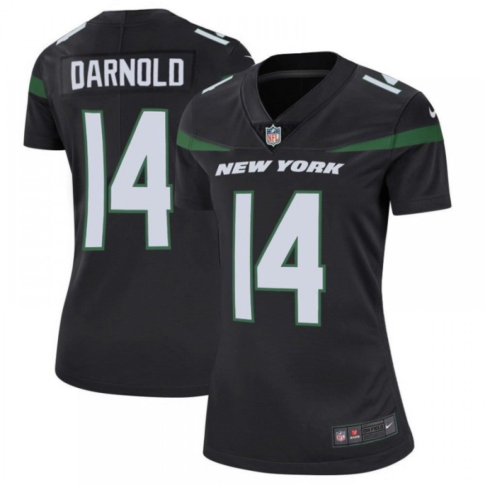 Women's New York Jets #14 Sam Darnold 2019 Black Vapor Untouchable Limited Stitched NFL Jersey(Run Small) 