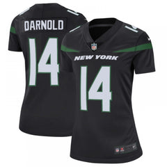 Women's New York Jets #14 Sam Darnold 2019 Black Vapor Untouchable Limited Stitched NFL Jersey(Run Small) 