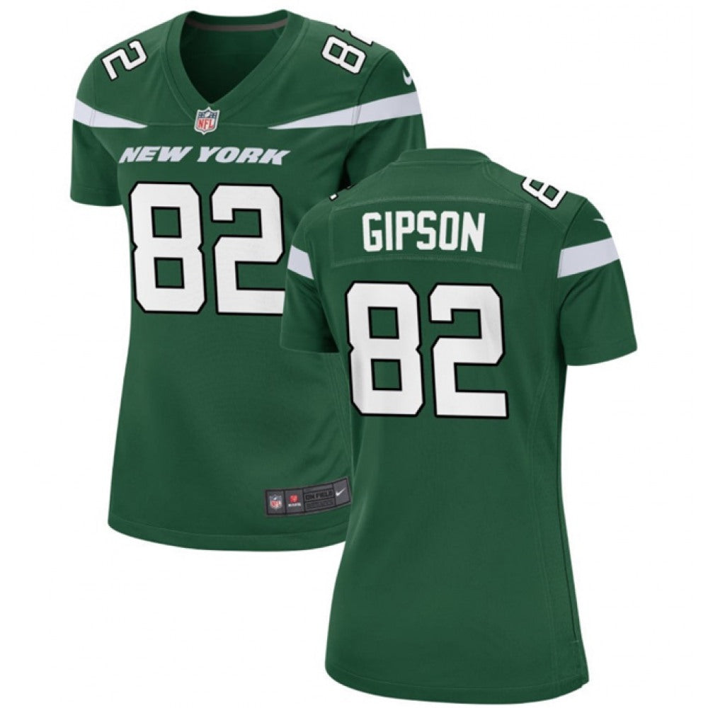 Women's New York Jets #82 Xavier Gipson Green Stitched Football Jersey(Run Small) 