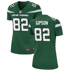Women's New York Jets #82 Xavier Gipson Green Stitched Football Jersey(Run Small) 