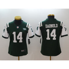 Women's NFL New York Jets #14 Sam Darnold Green 2018 Draft First Round Vapor Untouchable Limited Stitched Jersey 