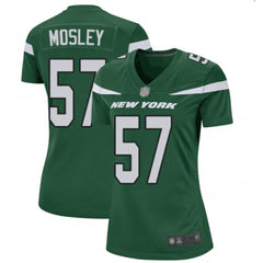 Women's New York Jets #57 C.J. Mosley 2019 Green Vapor Untouchable Limited Stitched NFL Jersey(Run Small) 