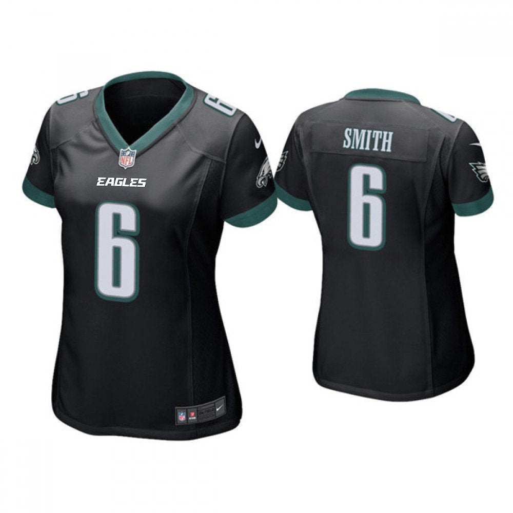 Women's Philadelphia Eagles #6 DeVonta Smith Black Vapor Untouchable Limited Stitched Football Jersey(Run Small) 