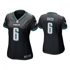 Women's Philadelphia Eagles #6 DeVonta Smith Black Vapor Untouchable Limited Stitched Football Jersey(Run Small) 