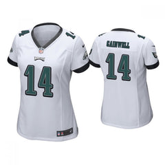 Women's Philadelphia Eagles #14 Kenneth Gainwell White Vapor Untouchable Limited Stitched Football Jersey(Run Small) 