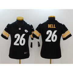 Women's Pittsburgh Steelers #26 Le'Veon Bell Black Vapor Untouchable Limited Jersey 