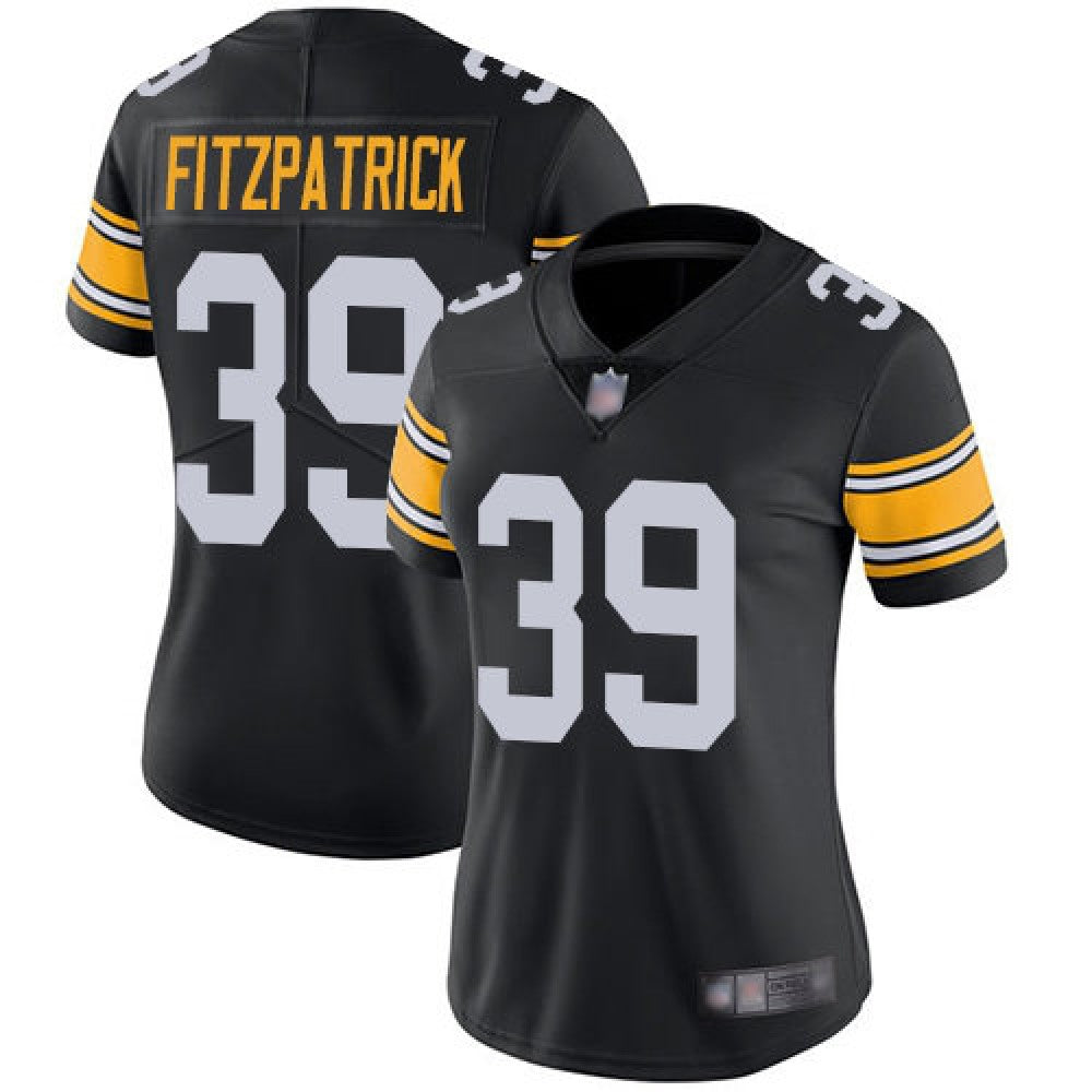 Women's Pittsburgh Steelers #39 Minkah Fitzpatrick Black Vapor Untouchaable Limited Stitched Jersey(Run Small) 