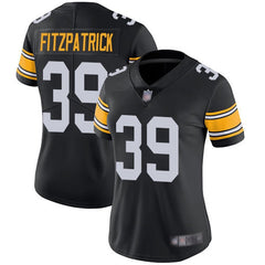 Women's Pittsburgh Steelers #39 Minkah Fitzpatrick Black Vapor Untouchaable Limited Stitched Jersey(Run Small) 