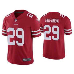 Women's San Francisco 49ers #29 Talanoa Hufanga Red Vapor Untouchable Limited Stitched Jersey(Run Small) 