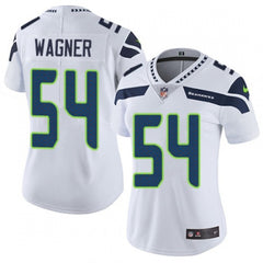 Women's Seattle Seahawks #54 Bobby Wagner White Vapor Untouchable Limited Stitched NFL Jersey(Run Small) 