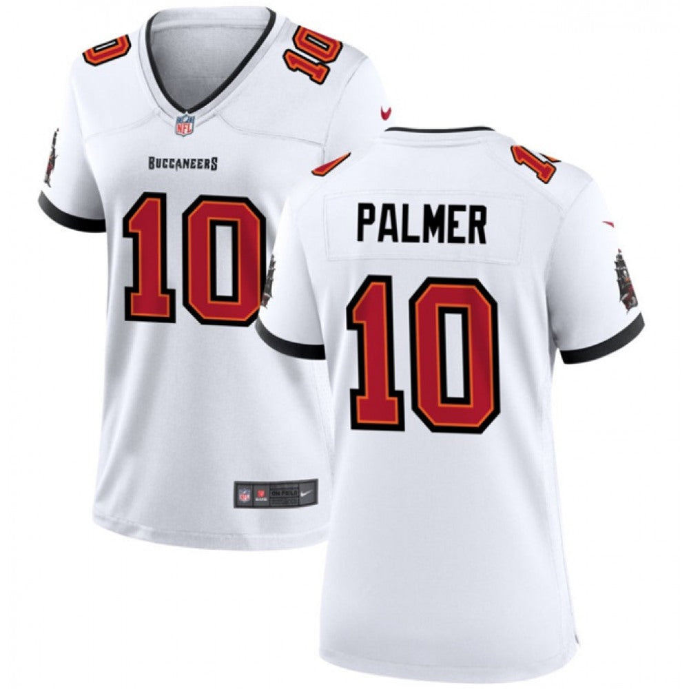 Women's Tampa Bay Buccanee #10 Trey Palmer White 2023 Stitched Jersey(Run Small) 
