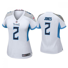 Women's Tennessee Titans #2 Julio Jones white Vapor Untouchable Limited Stitched Football Jersey(Run Small) 