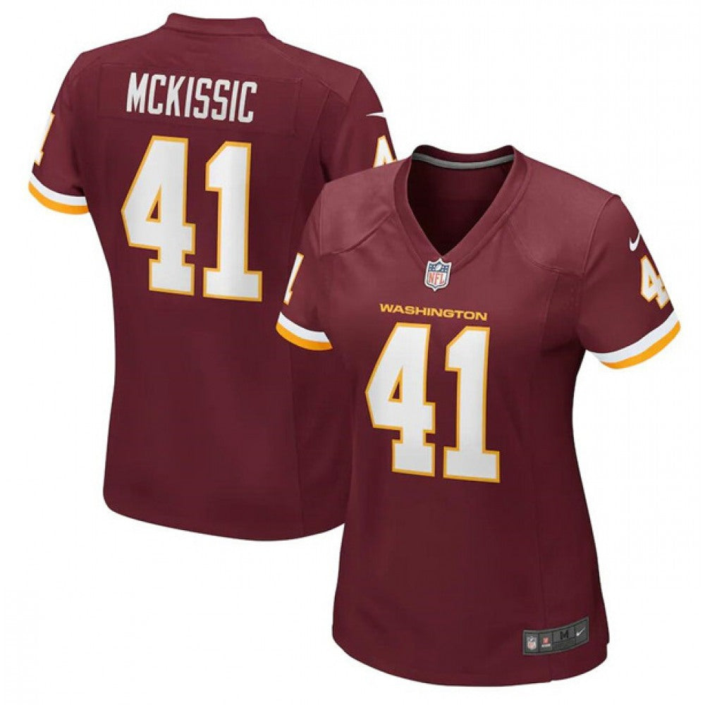 Women's Washington Redskins #41 J.D. McKissic Red Vapor Untouchable Limited Stitched Jersey(Run Small) 