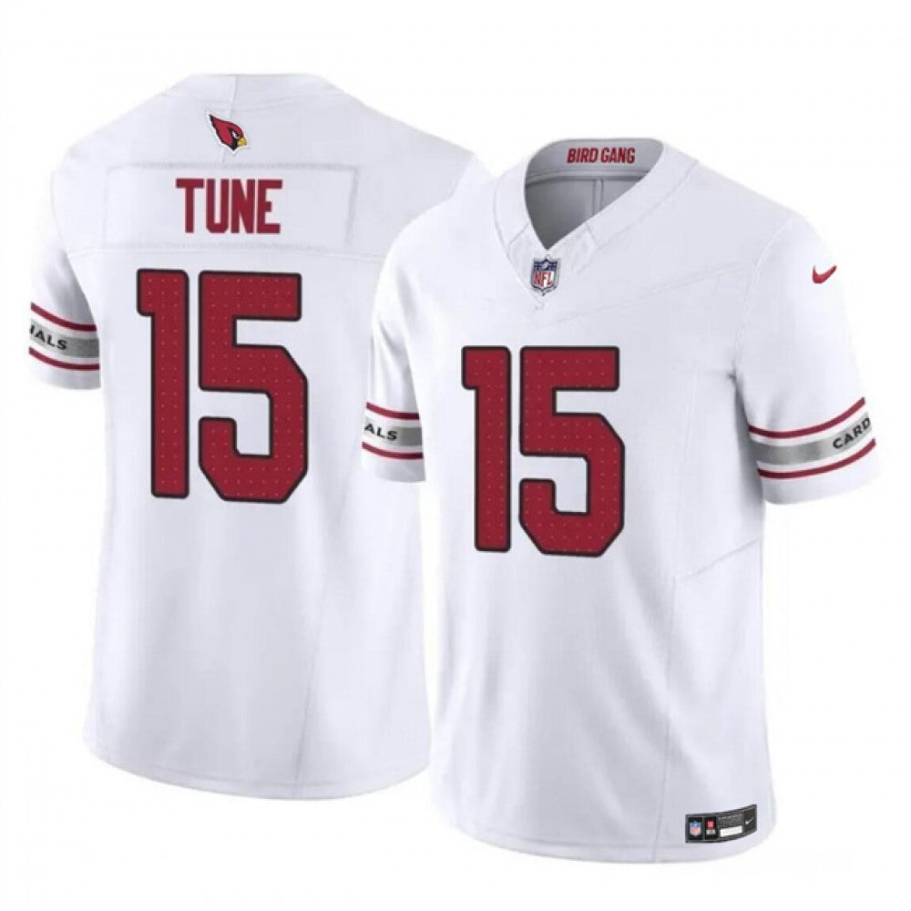 Men's Arizona Cardinals #15 Clayton Tune White 2023 F.U.S.E. Vapor Untouchable Limited Stitched Football Jersey 