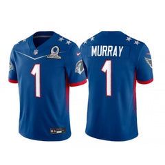 Men's Arizona Cardinals #1 Kyler Murray 2022 Royal Pro Bowl Stitched Jersey 