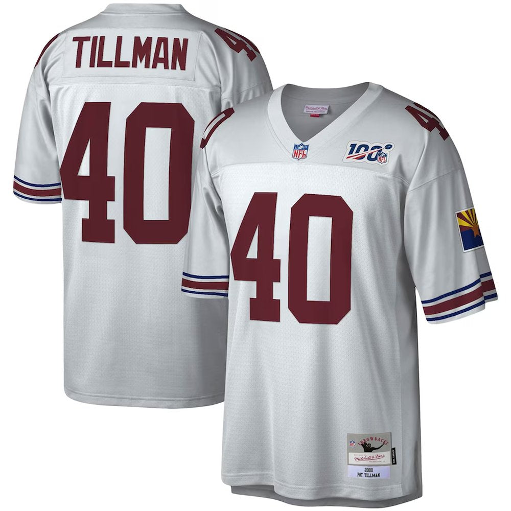 Men's Arizona Cardinals #40 Pat Tillman Gray Stitched Football Jersey 