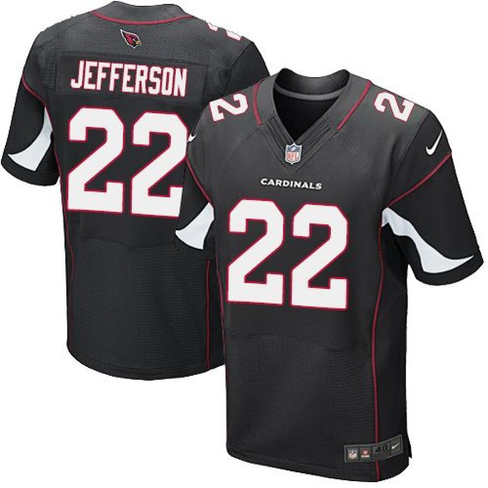 Cardinals #22 Tony Jefferson Black Alternate Men's Stitched NFL Elite Jersey 
