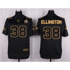 Cardinals #38 Andre Ellington Black Pro Line Gold Collection Men's Stitched NFL Elite Jersey 