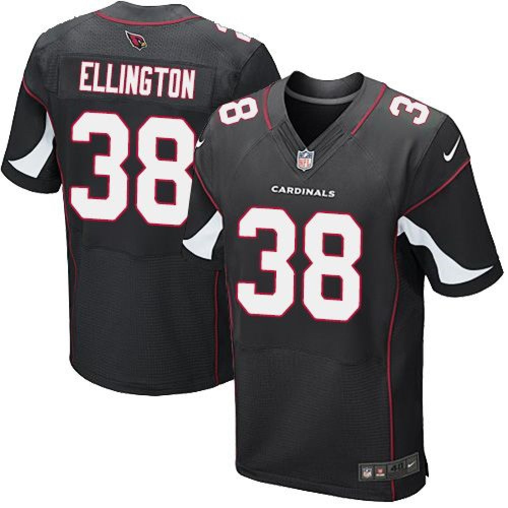 Cardinals #38 Andre Ellington Black Alternate Men's Stitched NFL Elite Jersey 
