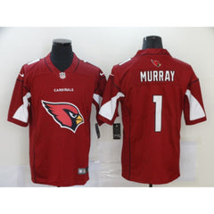 Men's Arizona Cardinals #1 Kyler Murray Red 2020 Team Big Logo Limited Stitched Jersey 