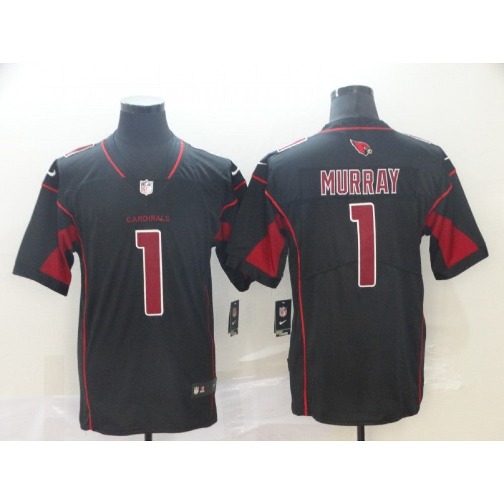 Men's Arizona Cardinals #1 Kyler Murray Black Limited Rush Stitched NFL Jersey 