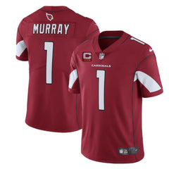 Men's Arizona Cardinals #1 Kyler Murray Red 3-star C Patch Vapor Untouchable Limited Stitched NFL Jersey 