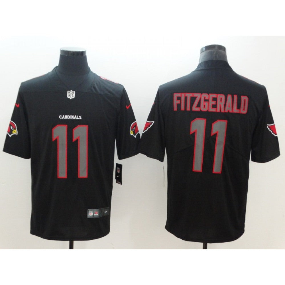 Men's Arizona Cardinals #11 Larry Fitzgerald Black 2018 Impact Limited Stitched NFL Jersey 