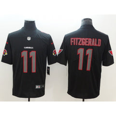 Men's Arizona Cardinals #11 Larry Fitzgerald Black 2018 Impact Limited Stitched NFL Jersey 