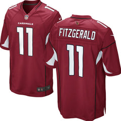 Men's Arizona Cardinals #11 Larry Fitzgerald Team Color Stitched Limited NFL Jersey 