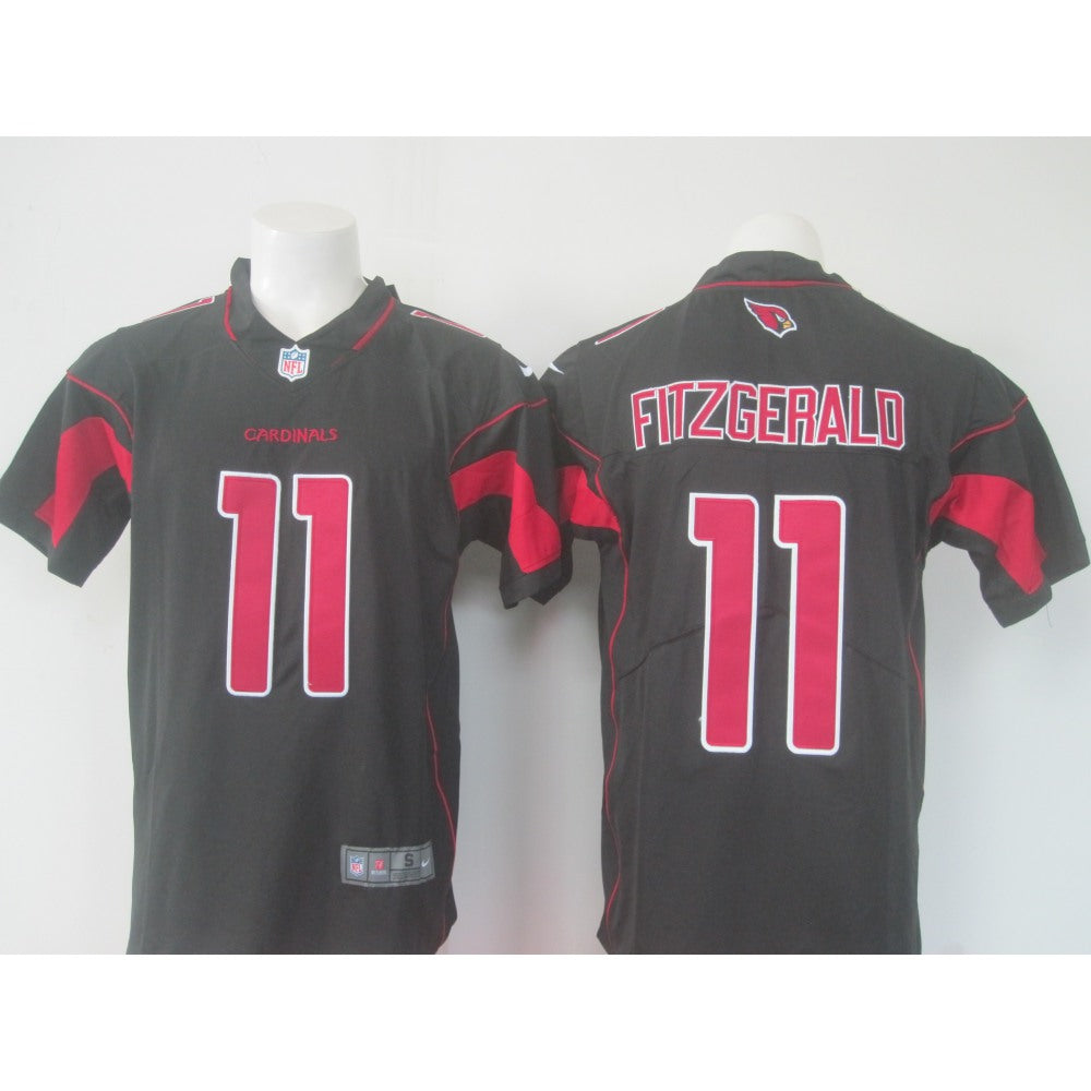 Men's Arizona Cardinals #11 Larry Fitzgerald Black Limited Rush Stitched NFL Jersey 