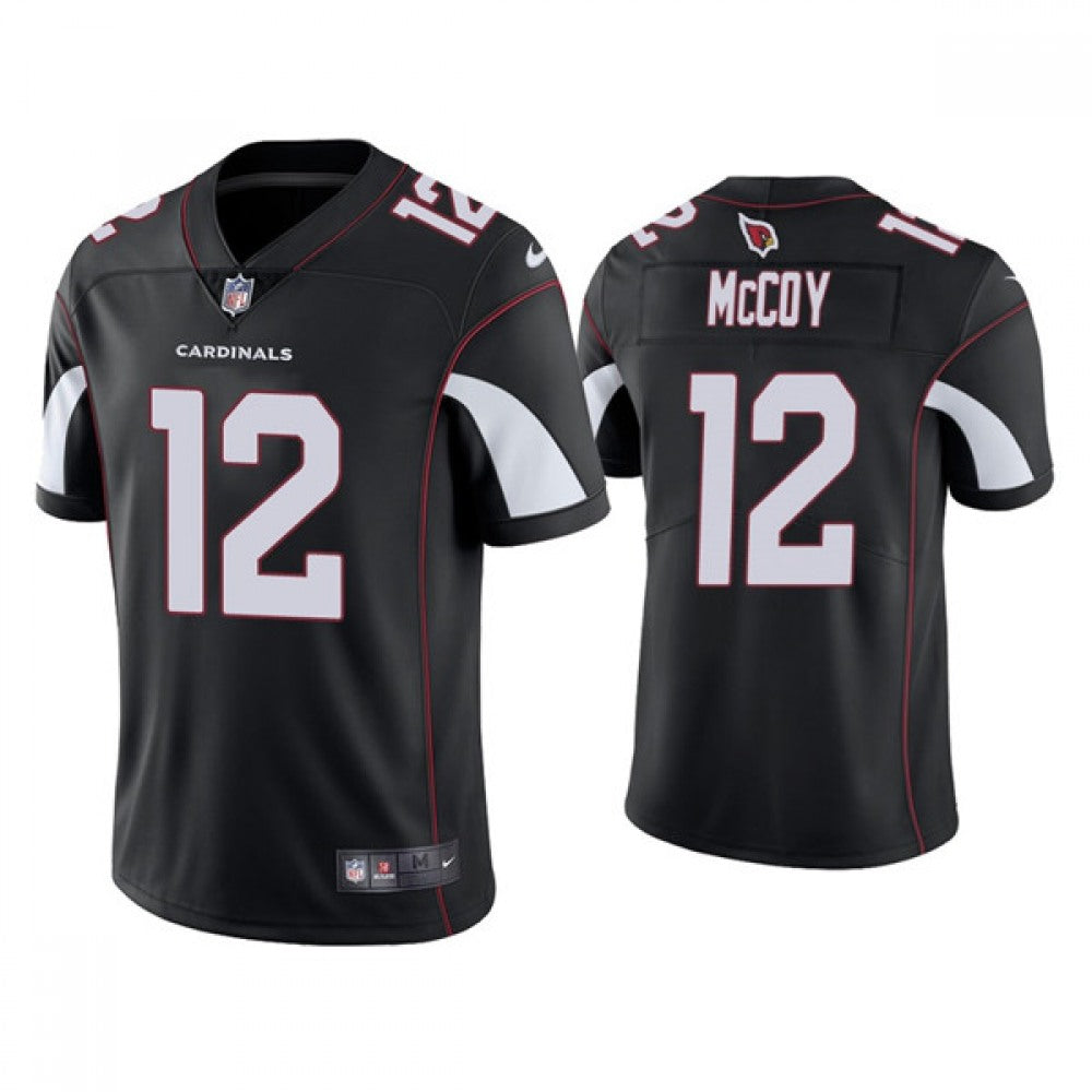Men's Arizona Cardinals #12 Colt McCoy Black Vapor Untouchable Limited Stitched Jersey 