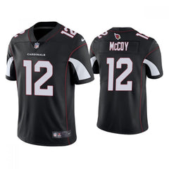 Men's Arizona Cardinals #12 Colt McCoy Black Vapor Untouchable Limited Stitched Jersey 