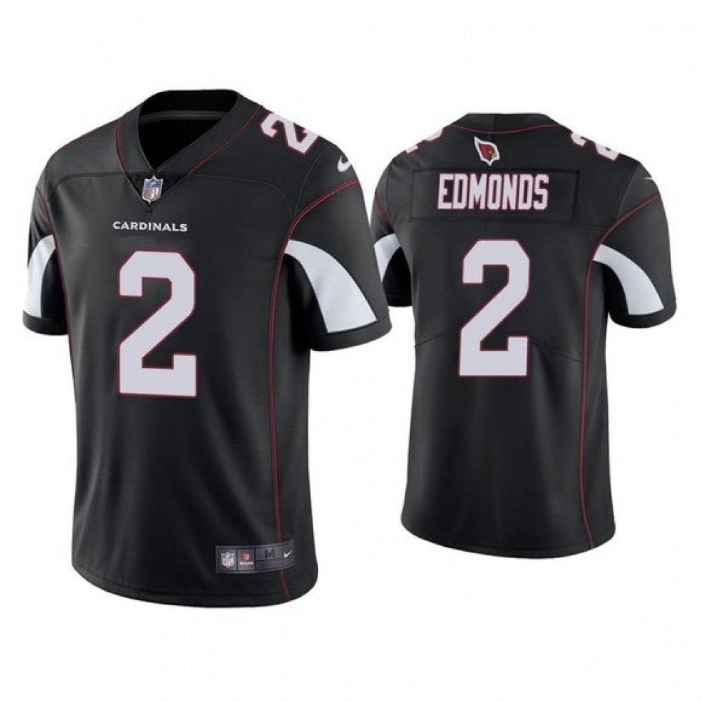 Men's Arizona Cardinals #2 Chase Edmonds Black Vapor Untouchable Limited Stitched Jersey 