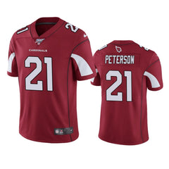 Men's Arizona Cardinals #21 Patrick Peterson Red 2019 100th Season Vapor Untouchable Limited Stitched NFL Jersey 