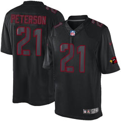 Cardinals #21 Patrick Peterson Black Men's Stitched NFL Impact Limited Jersey 