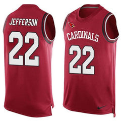 Cardinals #22 Tony Jefferson Red Team Color Men's Stitched NFL Limited Tank Top Jersey 