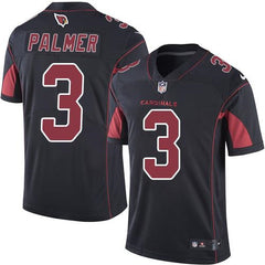 Cardinals #3 Carson Palmer Black Men's Stitched NFL Limited Rush Jersey 