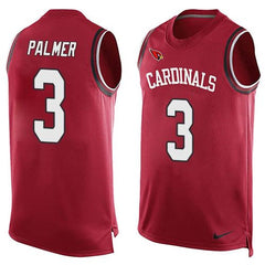 Cardinals #3 Carson Palmer Red Team Color Men's Stitched NFL Limited Tank Top Jersey 