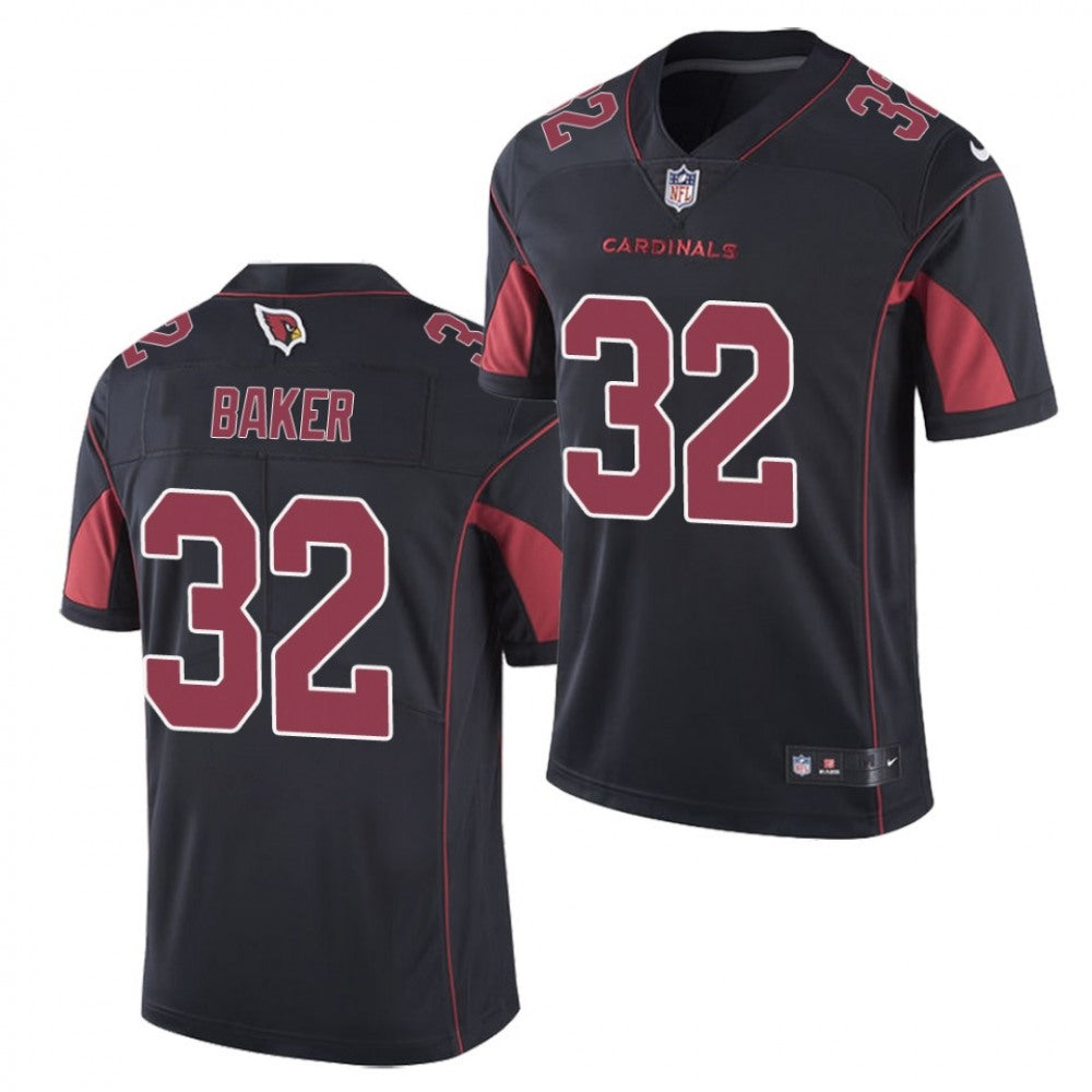 Men's Arizona Cardinals #32 Budda Baker Black Color Rush Limited Stitched Jersey 