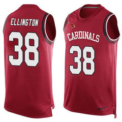 Cardinals #38 Andre Ellington Red Team Color Men's Stitched NFL Limited Tank Top Jersey 